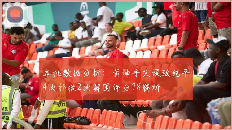 本托数据分析：黄油手失误致绝平4次扑救2次解围评分78解析